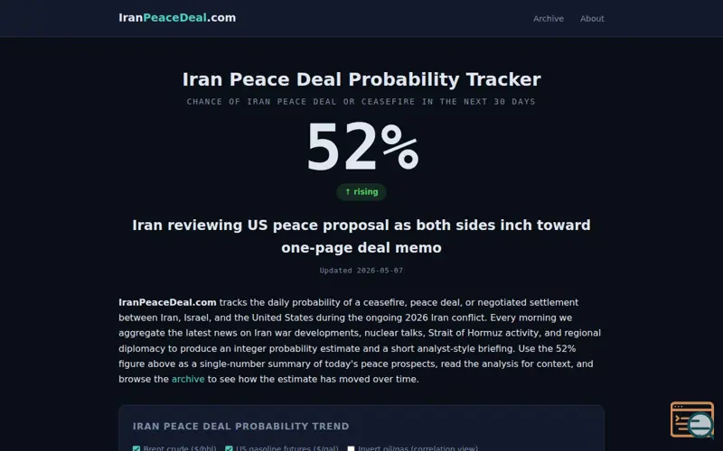 Screenshot of Iranpeacedeal