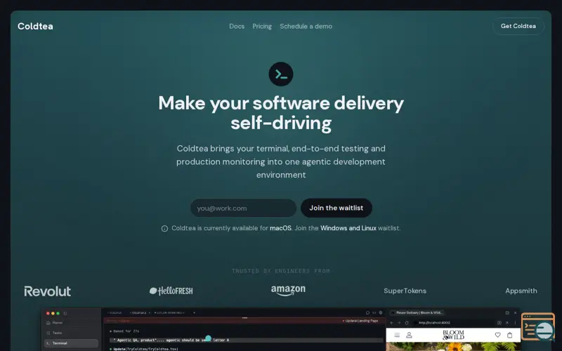 Screenshot of Coldtea.ai