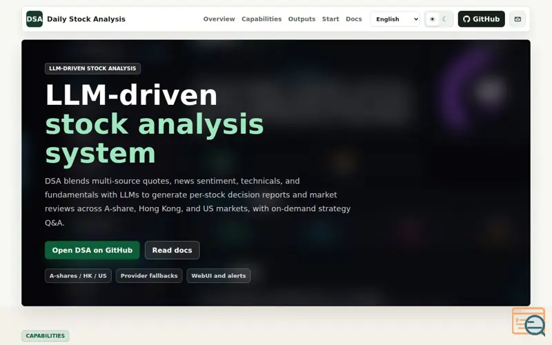 Screenshot of Daily Stock Analysis