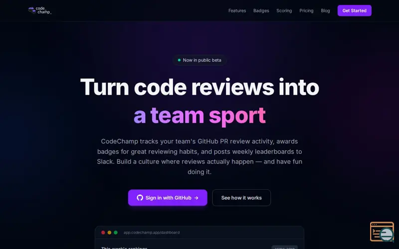 Screenshot of CodeChamp