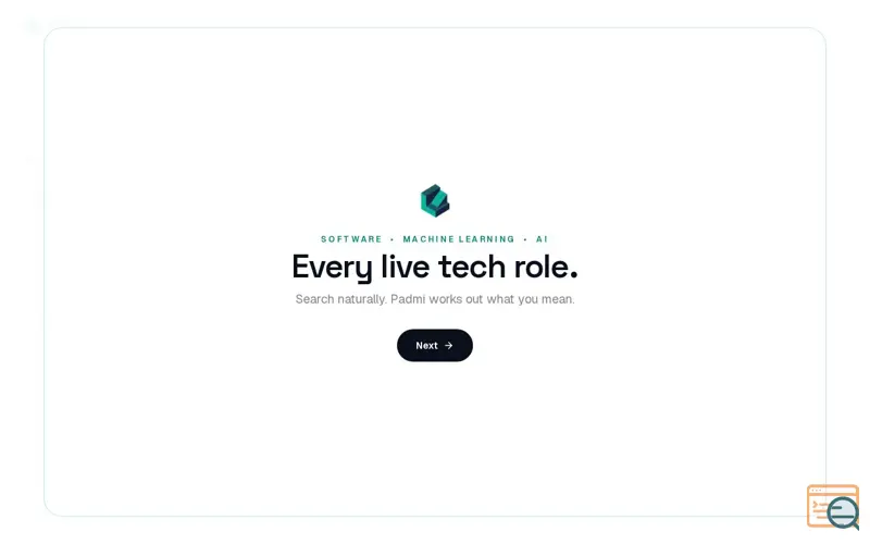 Screenshot of Padmi