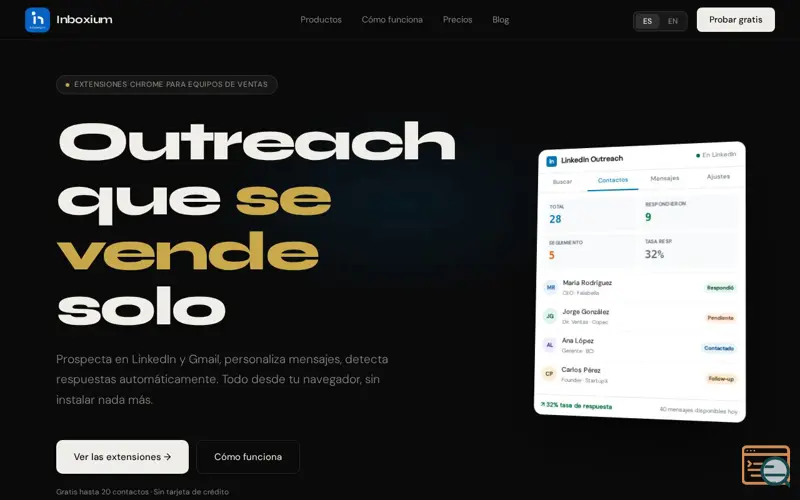 Screenshot of Inboxium