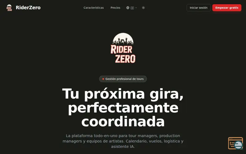 Screenshot of RiderZero, a launch using Firebase App Check