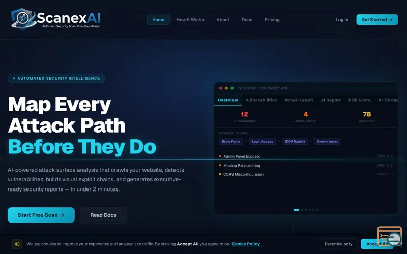 Screenshot of ScanexAI