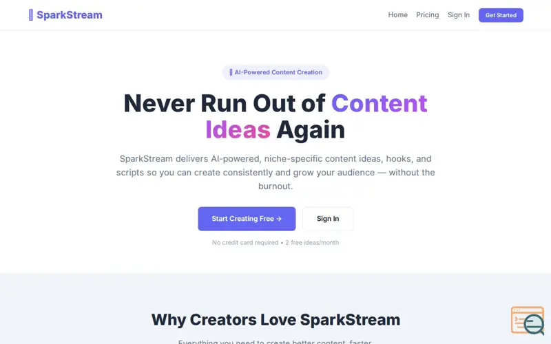 Screenshot of SparksStream and WiseCompanion Bundle