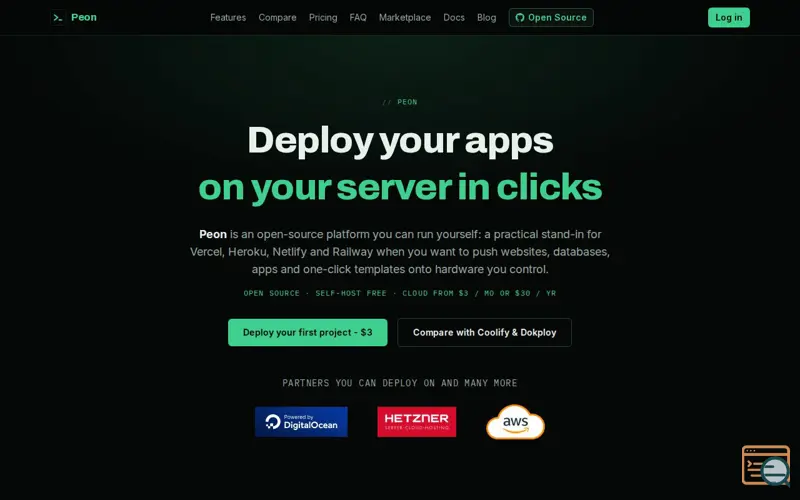 Screenshot of Peon