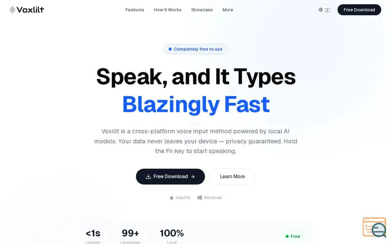 Screenshot of Voxlilt