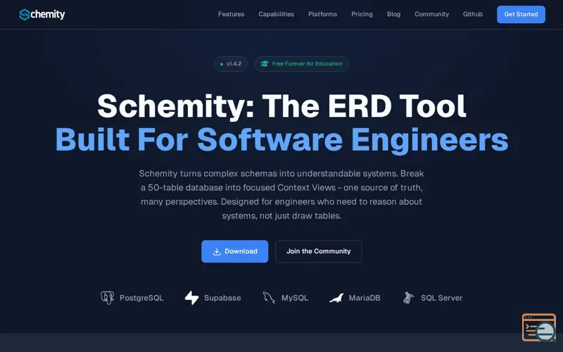 Screenshot of Schemity