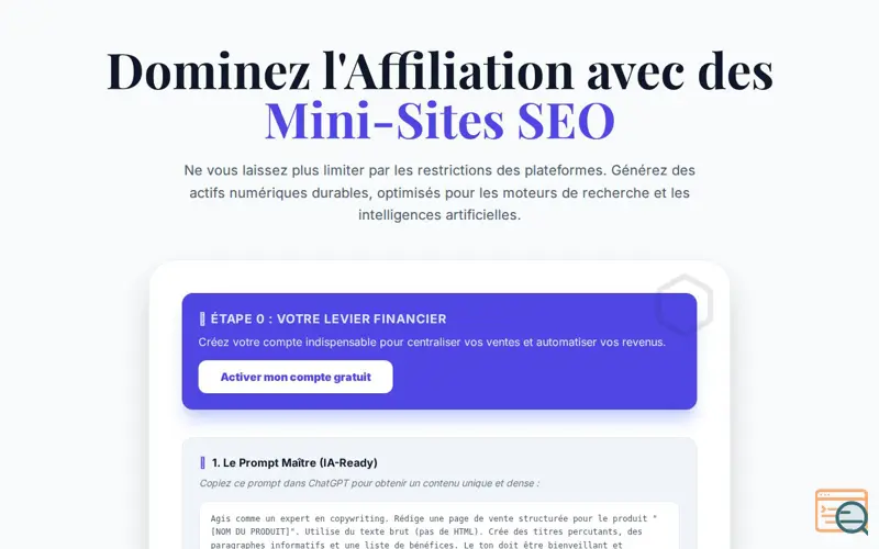Screenshot of Sio Infinite Builder