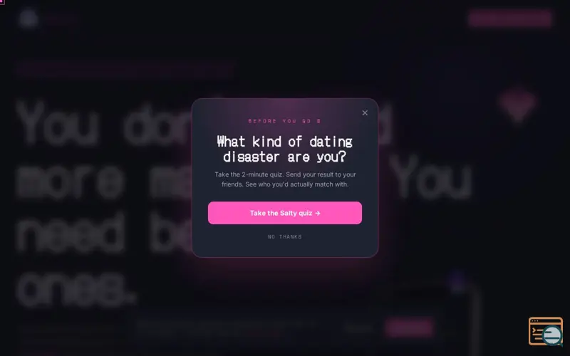 Screenshot of Salty