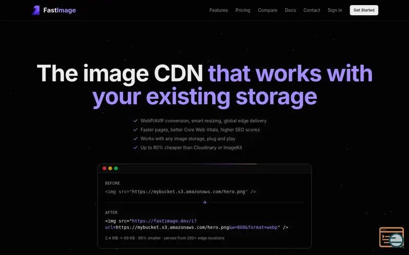Screenshot of FastImage