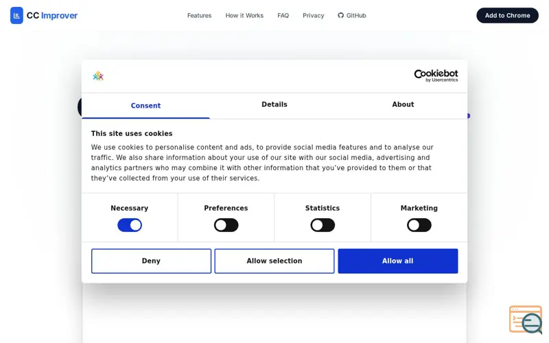 Screenshot of ClassCharts Improver