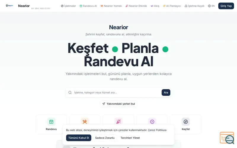 Screenshot of Nearior