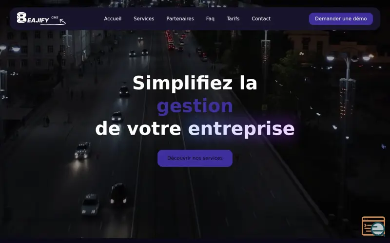 Screenshot of BeajBusiness — Portefeuille IA