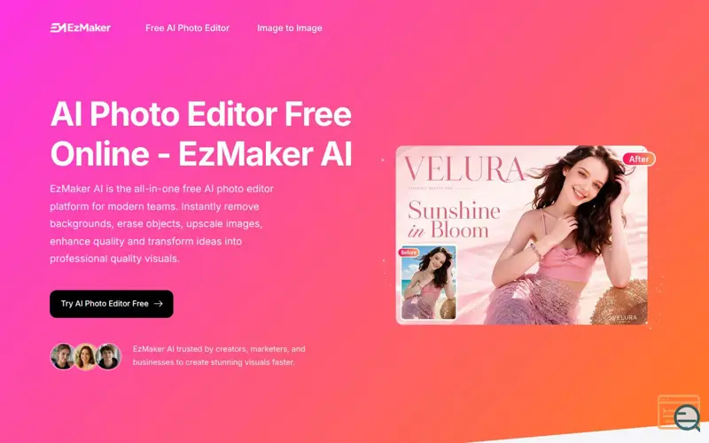 Screenshot of EzMaker AI
