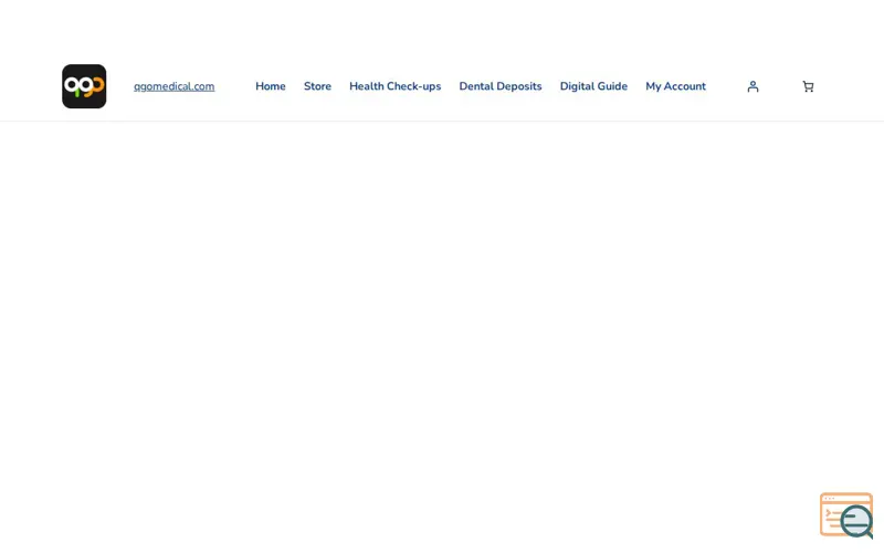 Screenshot of QGO Medical, a launch using Hostinger Email
