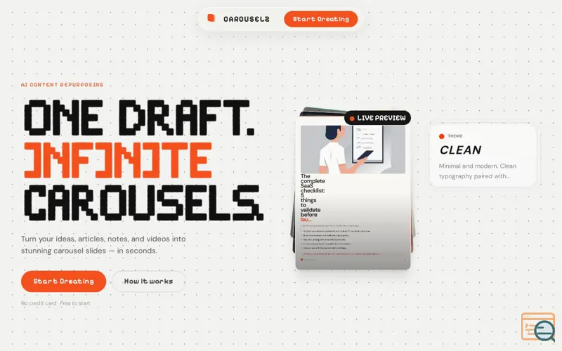 Screenshot of Carouselz 