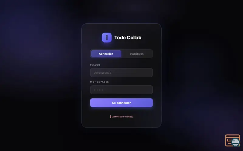 Screenshot of Todo Collab