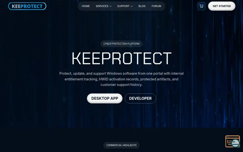 Screenshot of KeeProtect