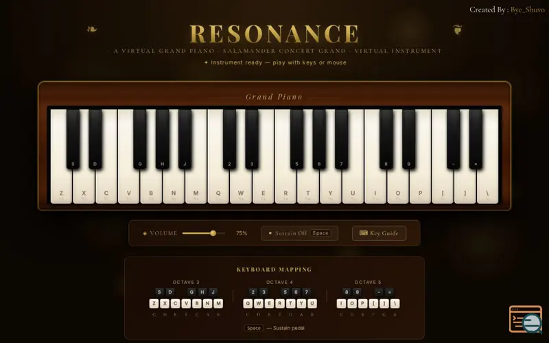 Screenshot of Resonance