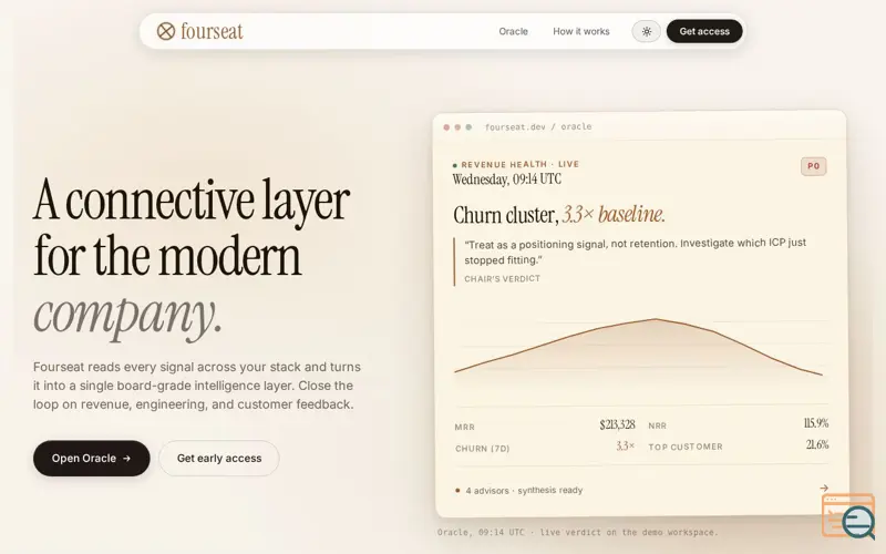 Screenshot of Fourseat