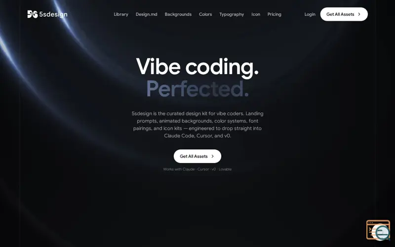 Screenshot of 5sdesign