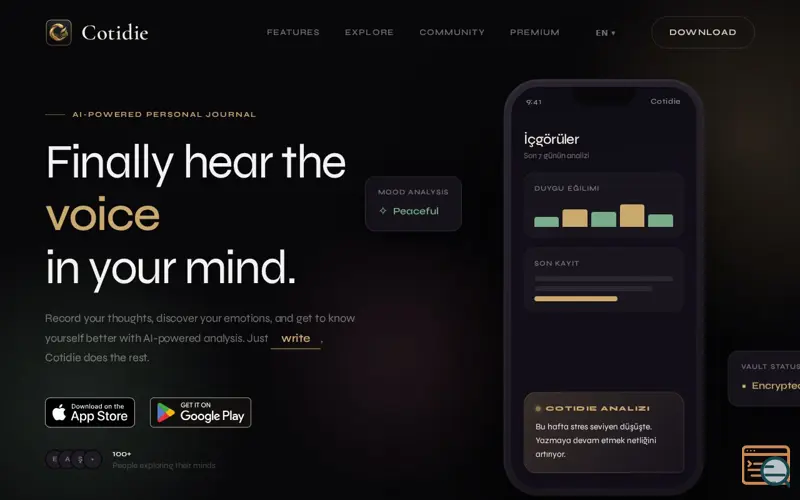 Screenshot of Cotidie