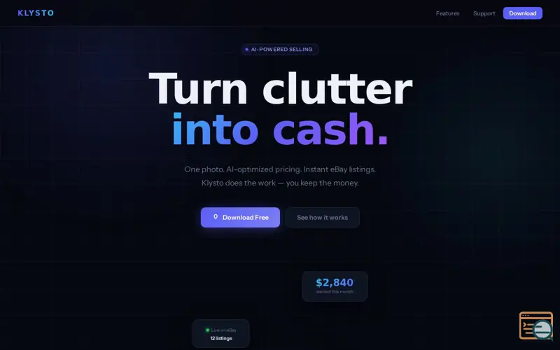Screenshot of Klysto 