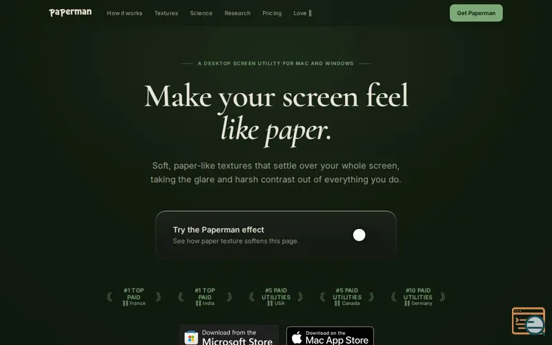 Screenshot of Paperman
