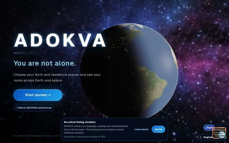 Screenshot of ADOKVA