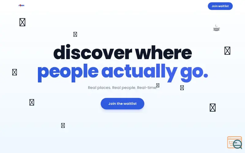 Screenshot of Roam — Discover Where People Actually Go