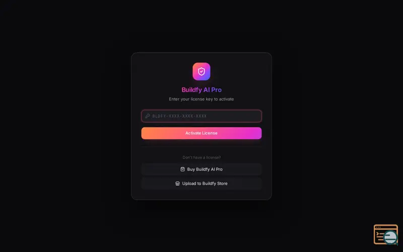 Screenshot of Buildfy AI