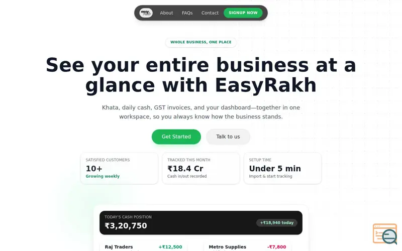 Screenshot of EasyRakh