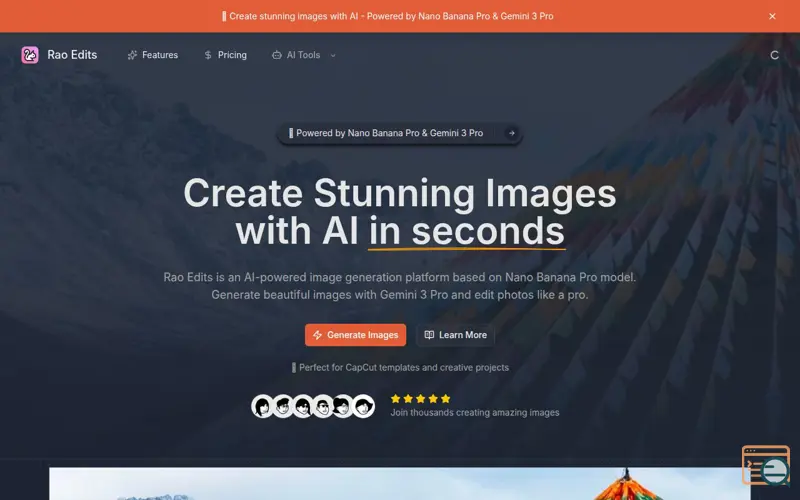 Screenshot of Rao Edits