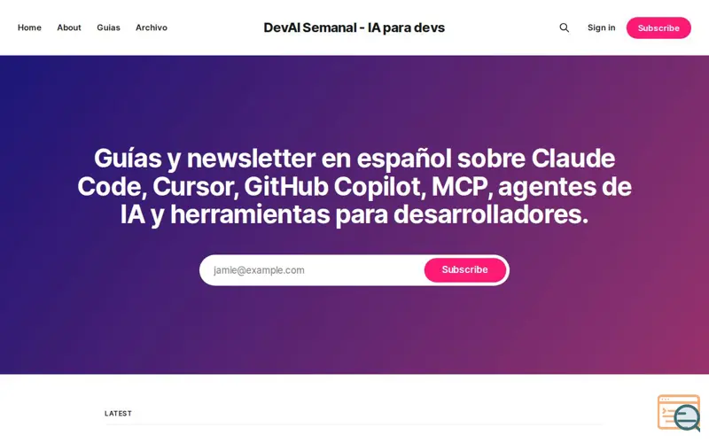 Screenshot of DevAI Semanal