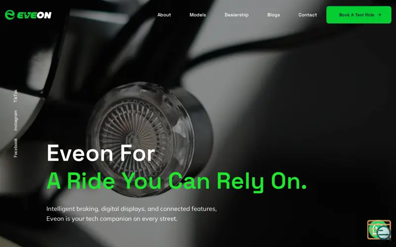 Screenshot of EVEON