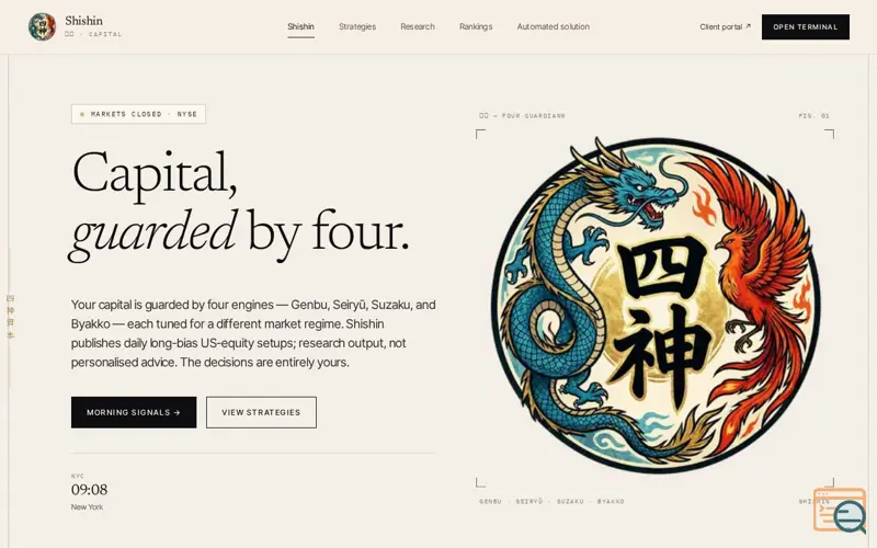 Screenshot of Shishin