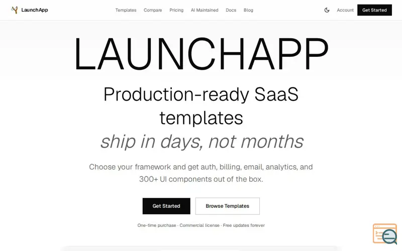 Screenshot of LaunchApp AI Starter Templates