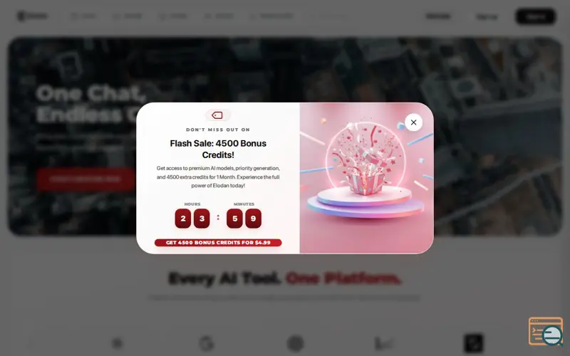 Screenshot of Elodan AI