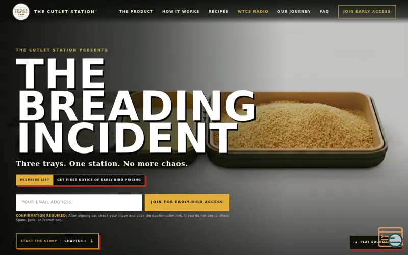 Screenshot of The Cutlet Station