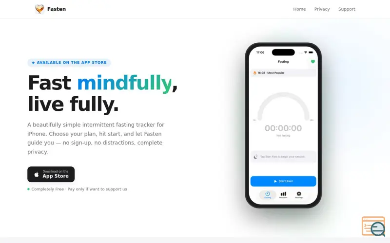 Screenshot of Fasten