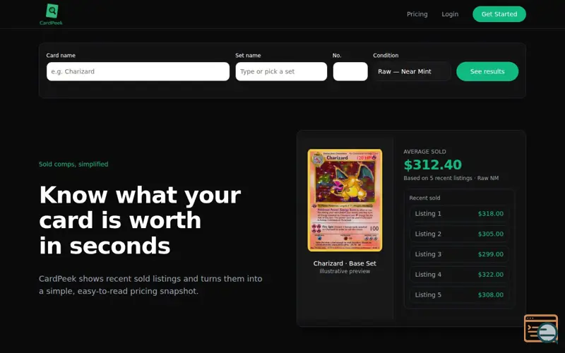 Screenshot of CardPeek