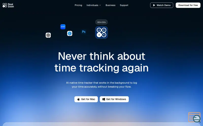 Screenshot of Real Soon