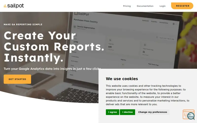 Screenshot of Sailpot