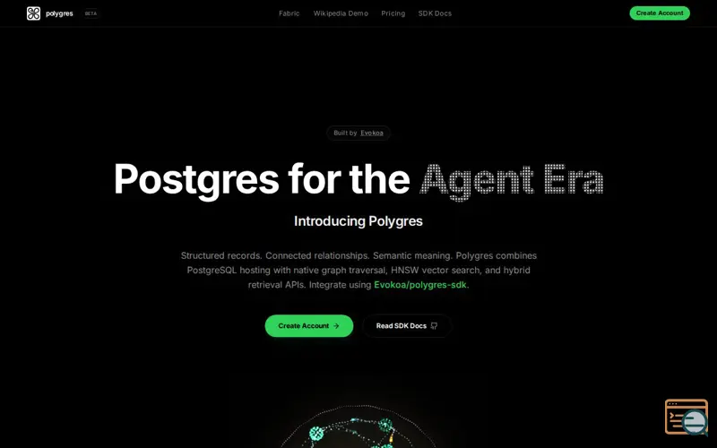 Screenshot of Polygres