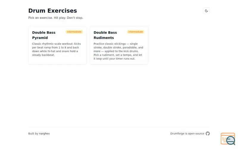 Screenshot of Drumforge