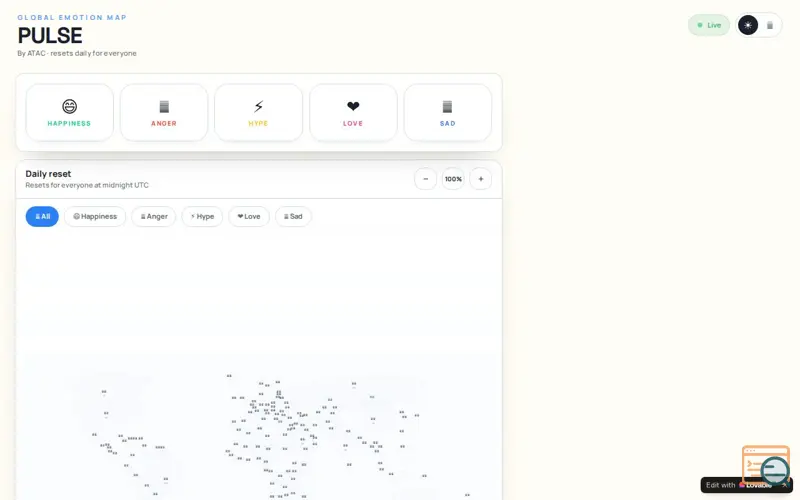 Screenshot of A Digital Anthropological Experiment