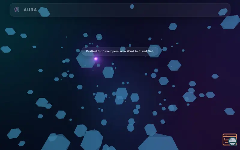 Screenshot of AURA