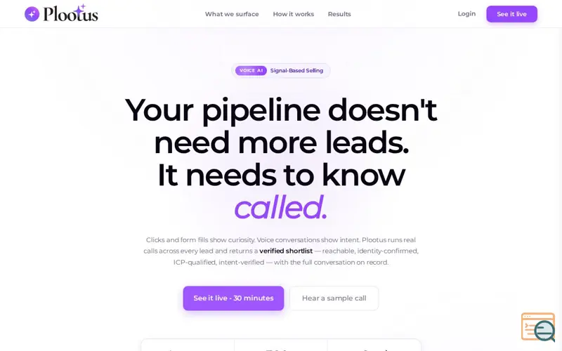 Screenshot of Plootus