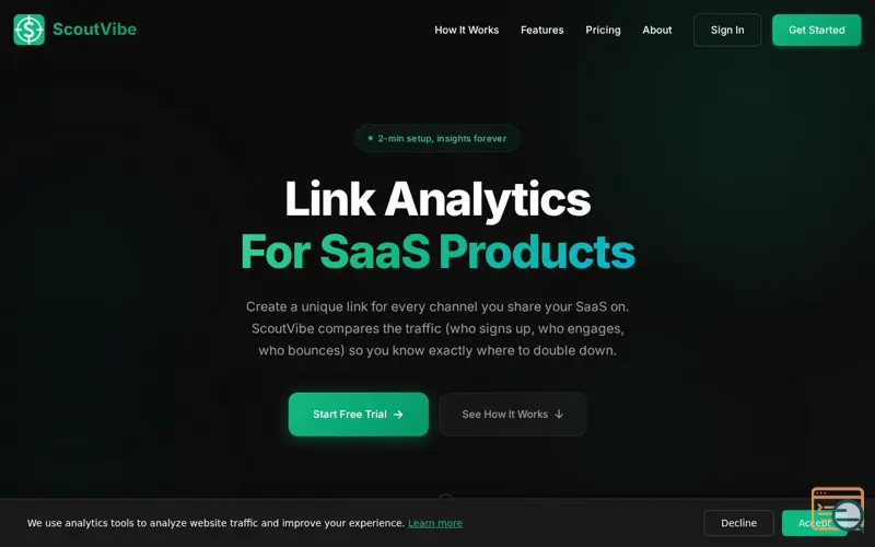 Screenshot of ScoutVibe